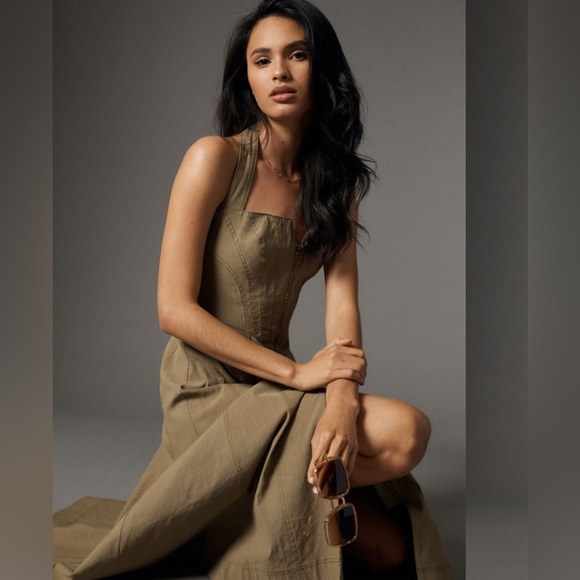 Anthropologie zip front corset - Picture 5 of 8